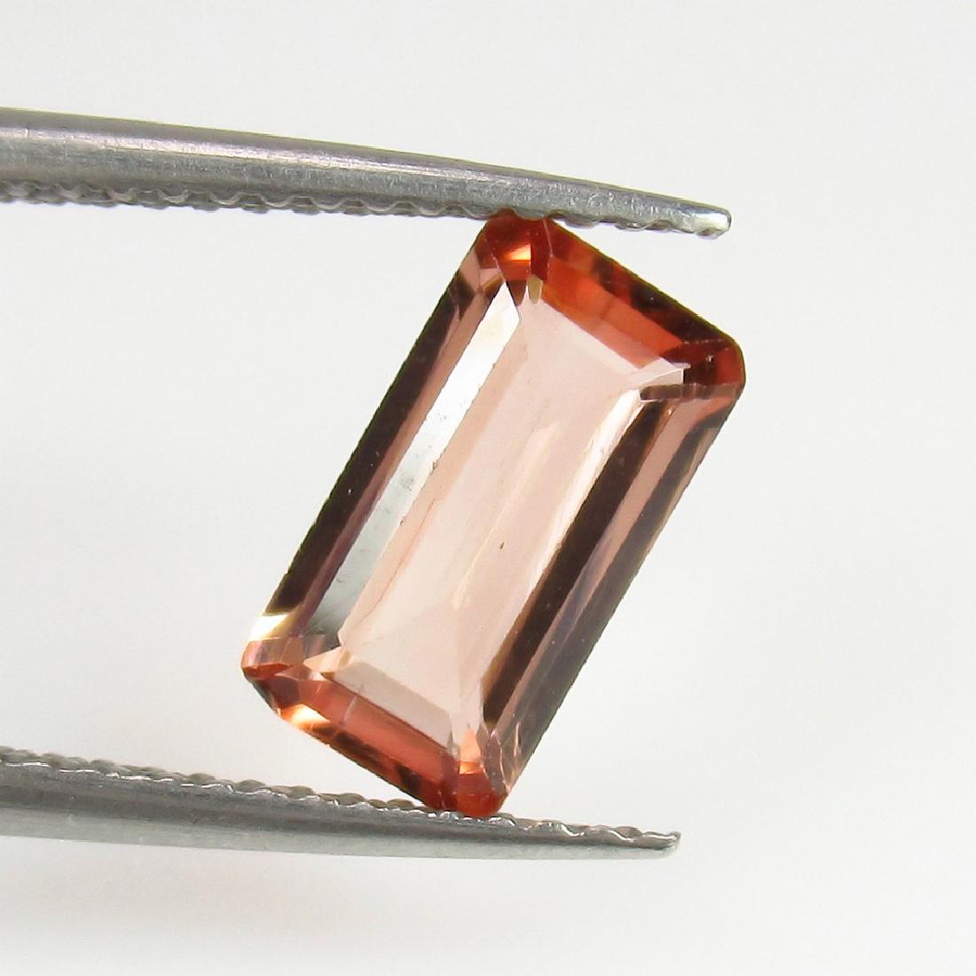 1.20 Ct Genuine Loose Brown Tourmaline Top Rectangle (1 of 2)