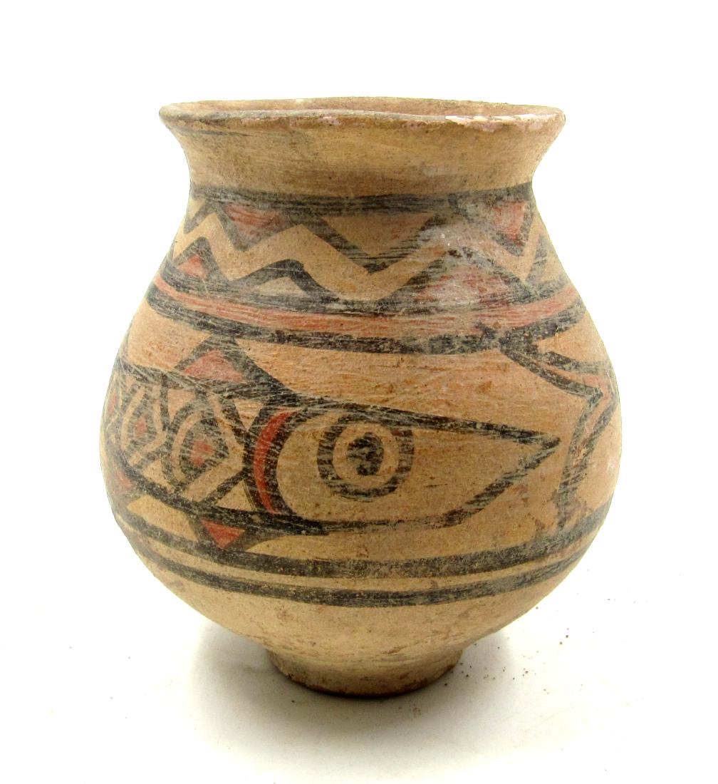 Ancient Indus Valley Terracotta Jar with Fish (1 of 4)