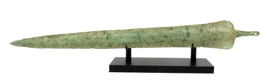 Ancient Greek Bronze Sword with Display Stand (1 of 3)