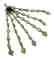 Medieval Viking Era Bronze Amulet with Tassels & Goose