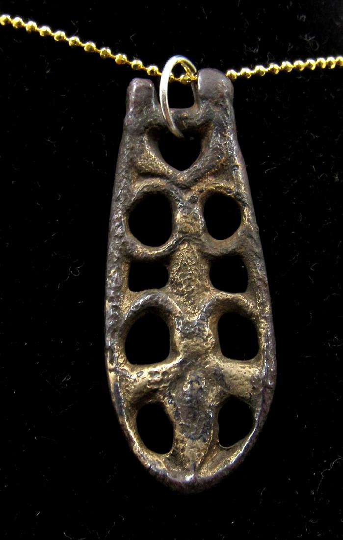 Viking Bronze Open-Work Pendant (1 of 2)