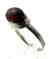 Medieval Viking Era Silver Ring with Stone - 2
