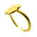 Medieval Crusaders Gold Ring with Christian Monogram - 2