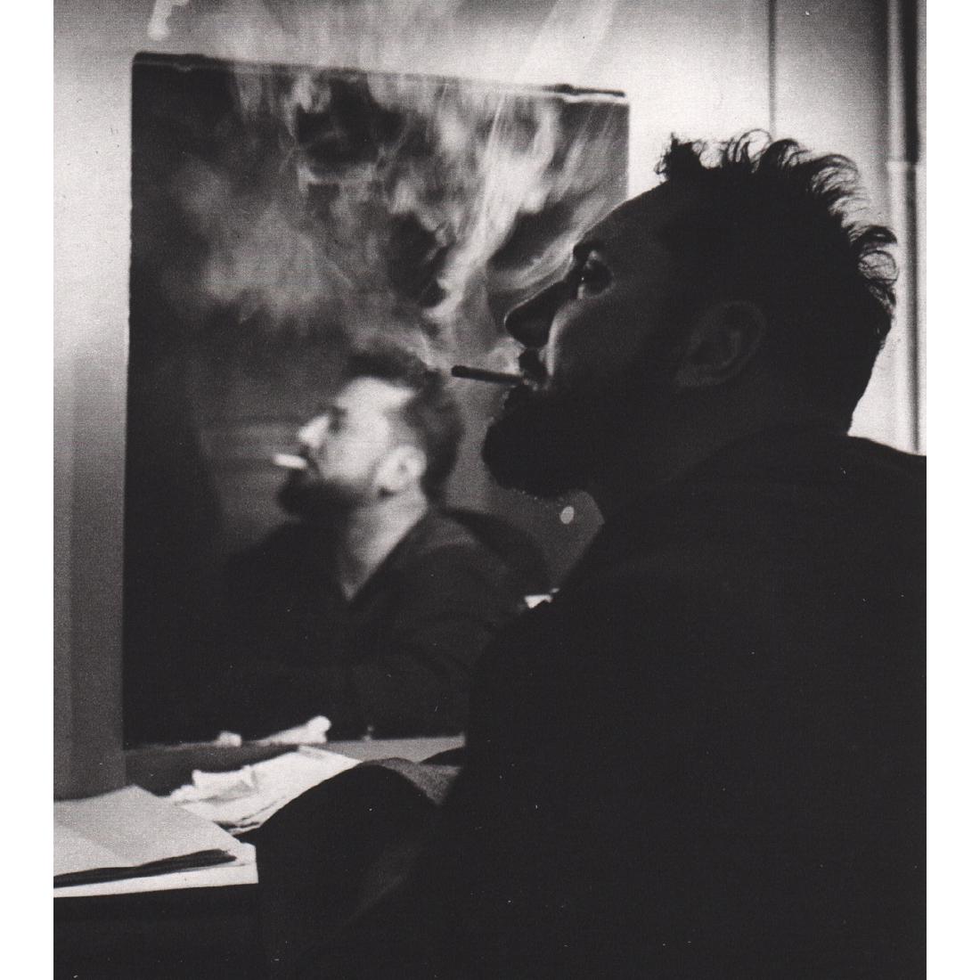 ROBERT DOISNEAU - Pierre Brasseur, 1951: Artist: ROBERT DOISNEAU Print Title: Pierre Brasseur, 1951 Medium: Sheet-fed Gravure Printing Date: 1980's Printed in France Image Size: 5.5 x 6 inches Robert Doisneau (1912-1994) was a French photogr