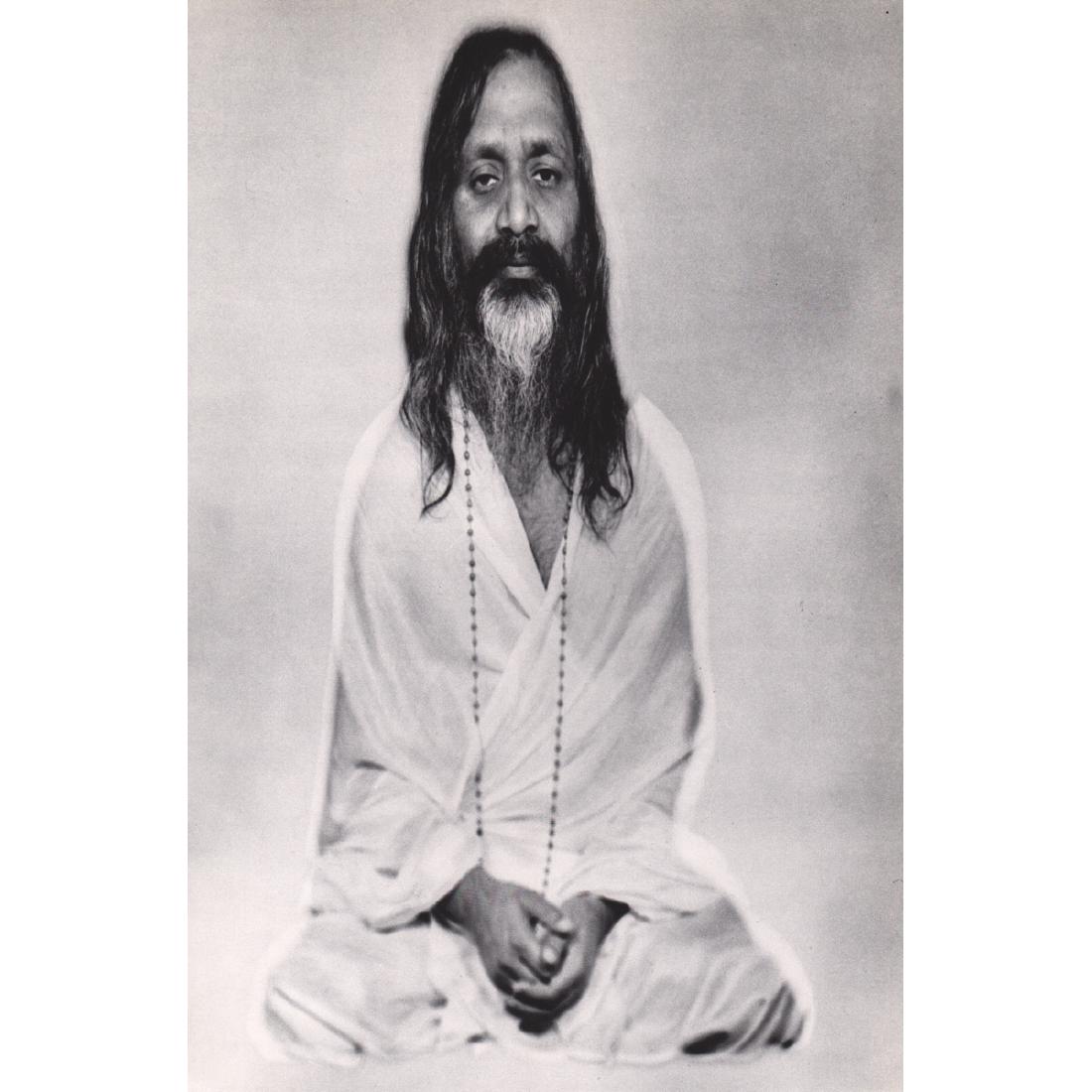 PHILIPPE HALSMAN - Maharishi Mahesh Yogi: Artist: PHILIPPE HALSMAN Print Title: Maharishi Mahesh Yogi Medium: Sheet-Fed Gravure Printed in 1960's Printed in the USA Image Size approx: 8 x 11.5 inches Philippe Halsman (1906-1979) was an Americ