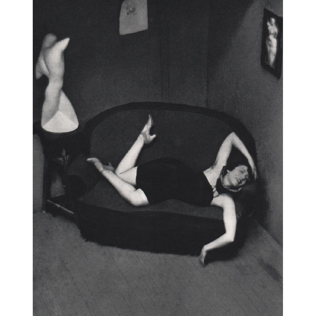 ANDRE KERTESZ - Magda, Paris 1926: Artist: ANDRE KERTESZ Print Title: Magda, Paris 1926 Medium: Sheet-Fed Gravure Printing Date:1960's Printed in Holland Image size approx. 6.25 x 8 inches Andre Kertesz (1894-1985) born Kertesz Andor,