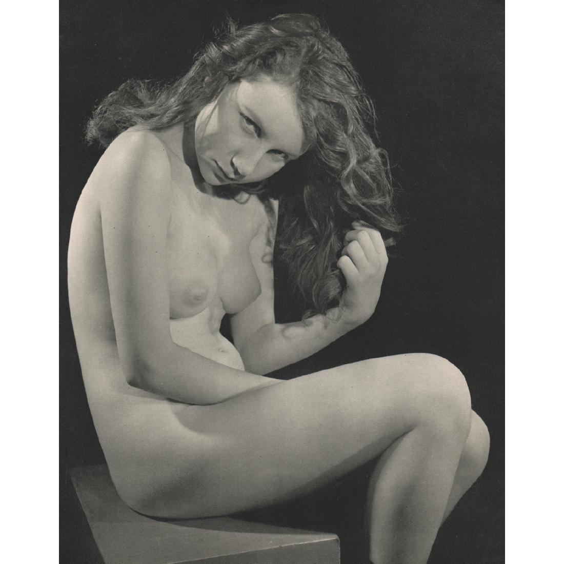 ANDRE STEINER - Nude: Artist: ANDRE STEINER Print Title: Nude Medium: Sheet-fed Gravure Printing Date: 1950's Printed in France Image Size: 9.25 X 11.75 inches Andre Steiner (1901-1978) was a Hungarian Jew who came to Pari
