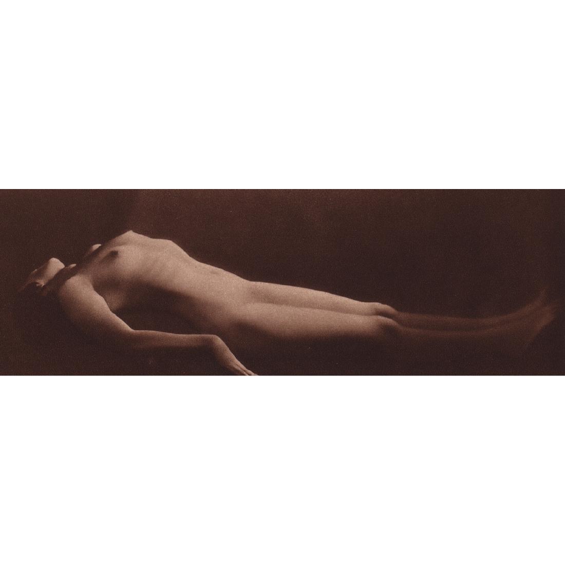 DRTIKOL - Nude: Artist: DRTIKOL Print Title: Nude Medium: Sheet-fed Gravure Printing Date: 1920's Printed in Germany Image size approx. 8.25 x 3 inches Frantisek Drtikol (1883-1961) was a Czech photographer whose pho