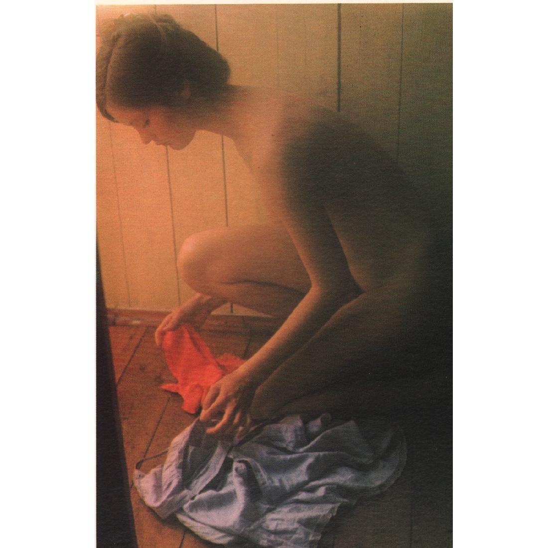 DAVID HAMILTON - In the Bathing Cabin: Artist: DAVID HAMILTON Print Title: In the Bathing Cabin Medium: Color Photo-Lithograph From a Limited Edition Folio (1140/2500) Printing Date: 1974 Printed in West Germany Image Size: approx. 3.75 x