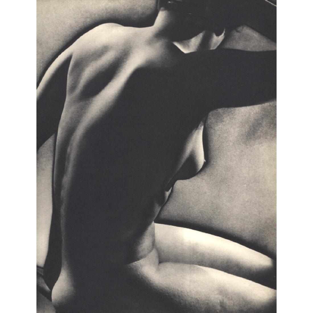 MAN RAY - Nude - Solarized: Artist: MAN RAY Print Title: Nude Medium: Sheet-fed Gravure Printing Date: 1930's Printed in France Image size approx. 8.25 x 10.75 inches Man Ray, original name Emmanuel Radnitzky, was born on August