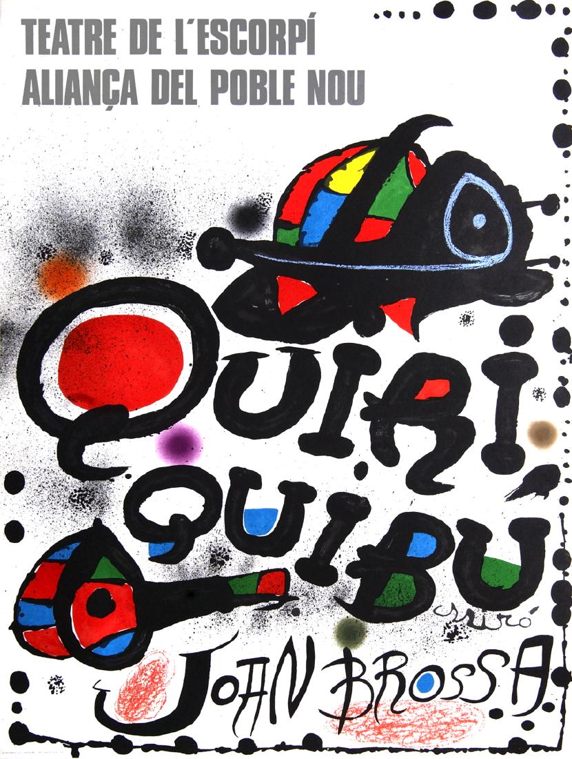 Joan Miro Lithograph Quiriquibu (1 of 1)