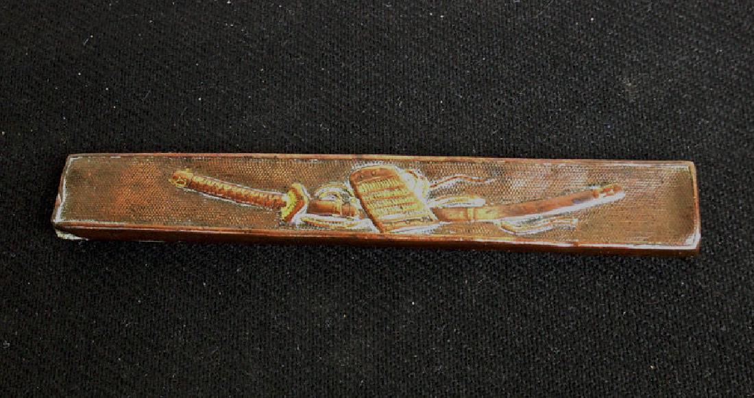 Mixed metal Kozuka handle, Edo (1 of 5)