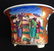 Mandarin flower pot / cache pot, 18th c - 3