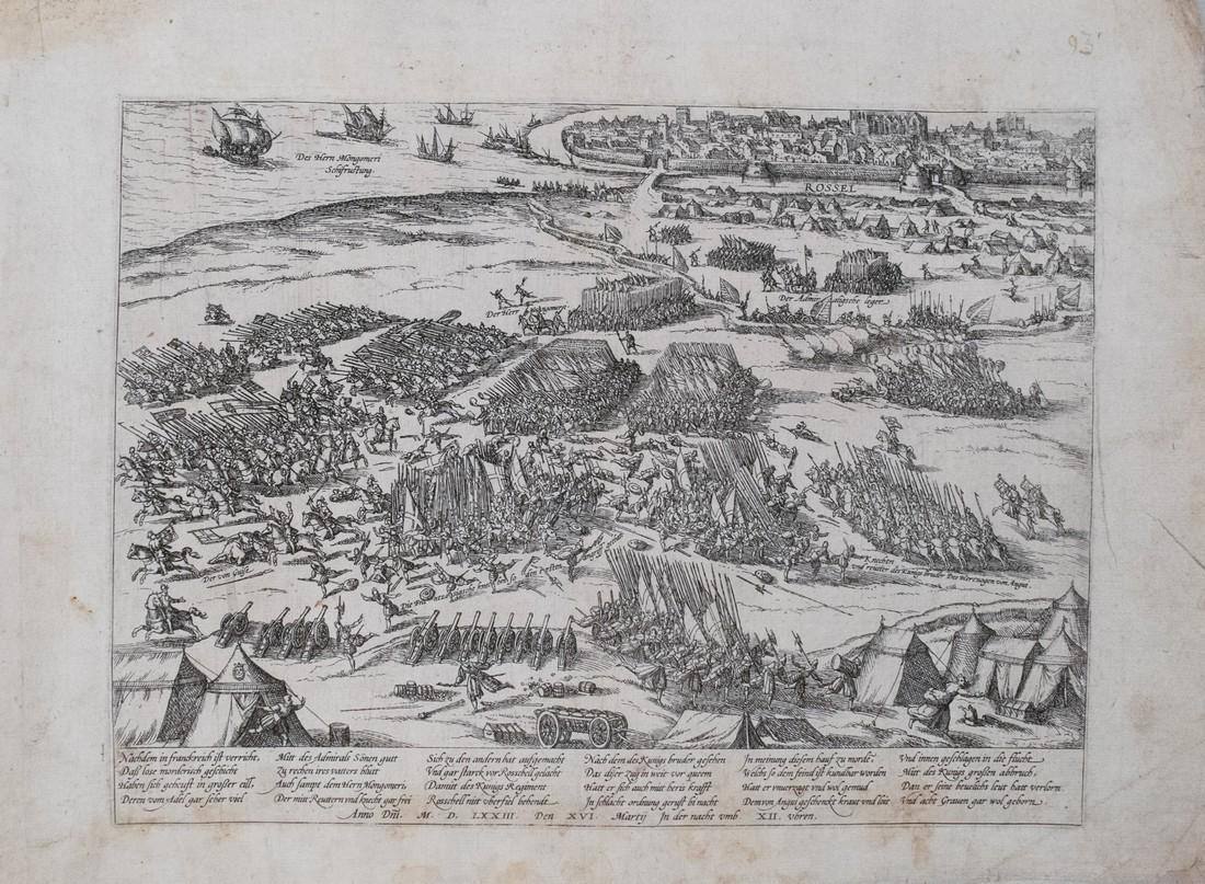 1573 Map of the Siege of La Rochelle -- [Untitled] (1 of 1)