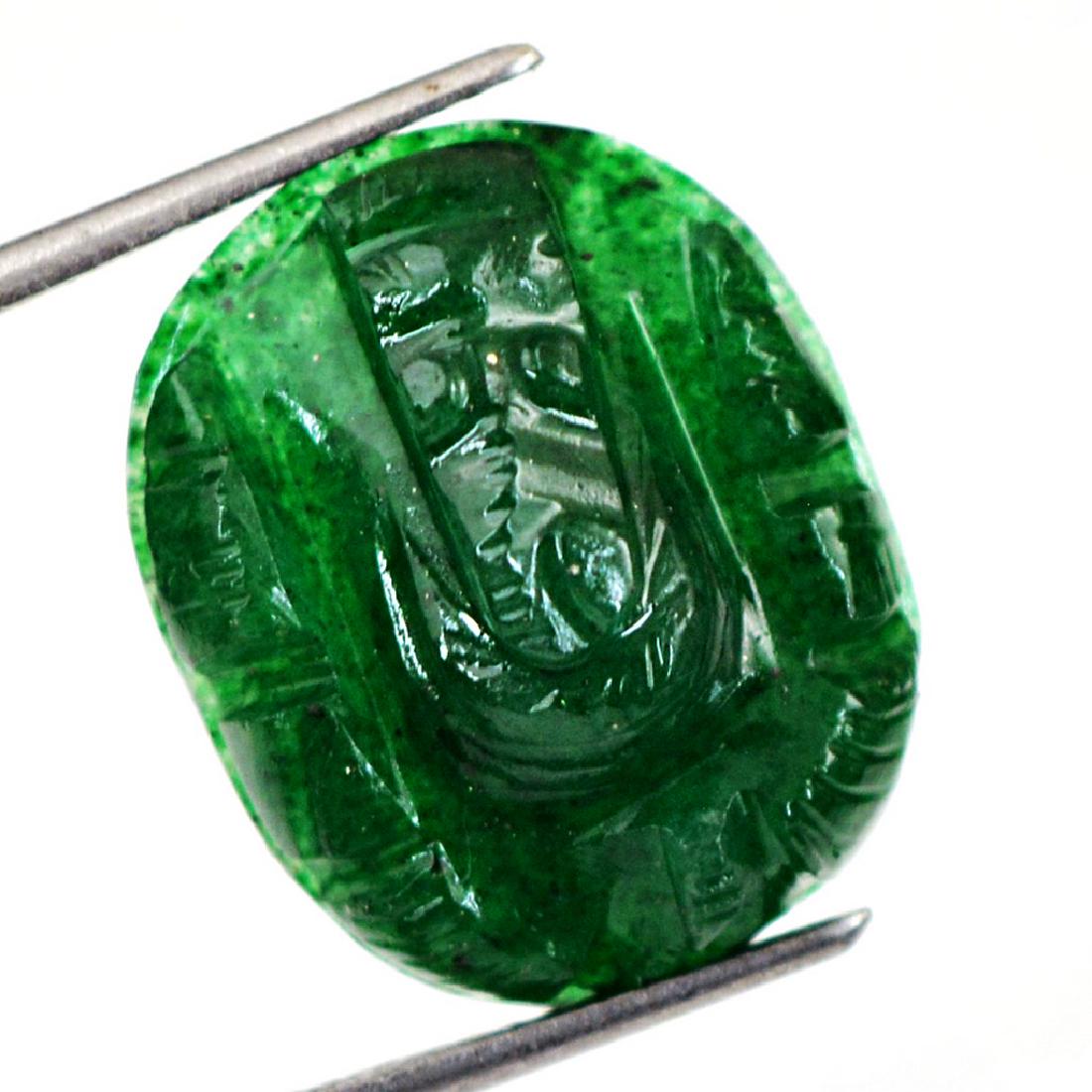 Carved Jade Ganesha Gemstone (1 of 1)