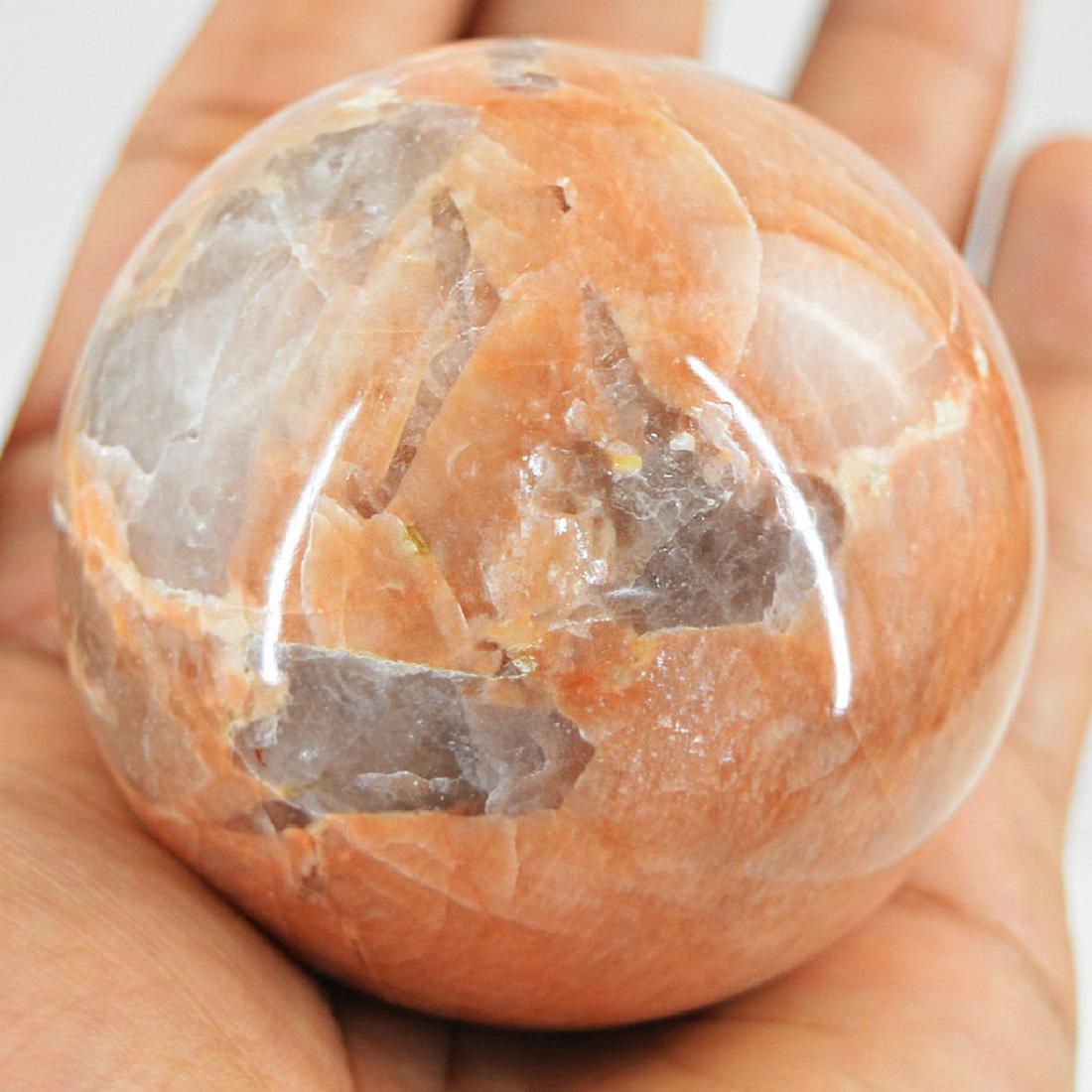 Rarest Peach Moonstone Huge Sphere (1 of 1)