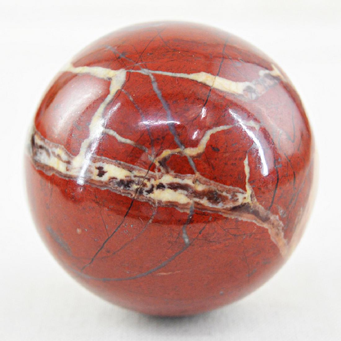 Red Mookaite Jasper Healing Ball (1 of 1)