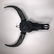 Skull Art - authentic water buffalo skull in matte - 3