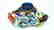 MURANO GLASS BOWL ACQUAMARINE FANTASY - 9