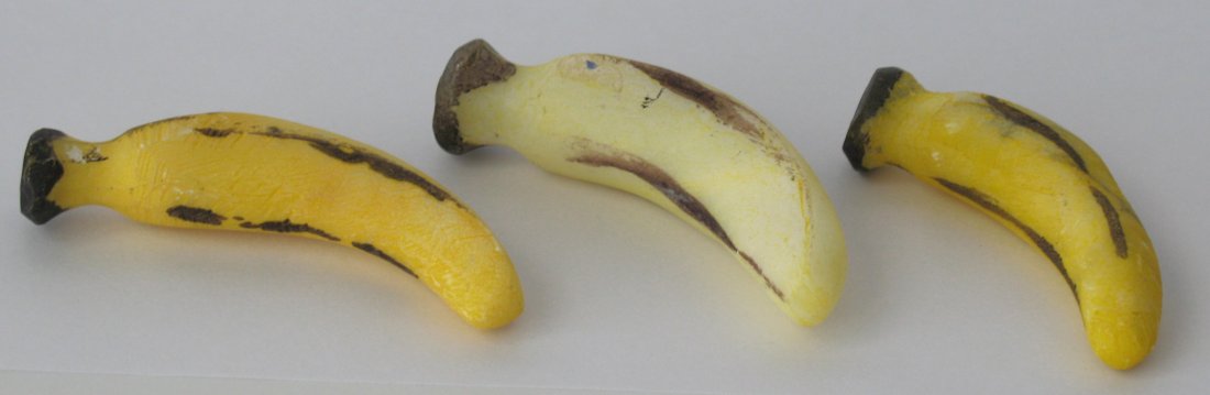 3 Miniature Stone Bananas (1 of 2)