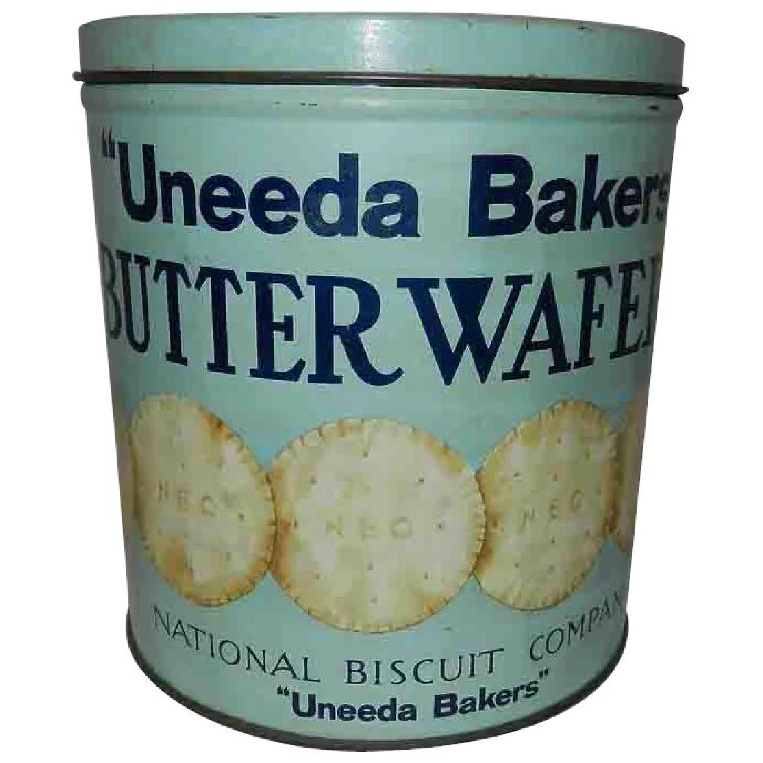 Vintage Uneeda Bakers Butter Wafer Tin (1 of 7)