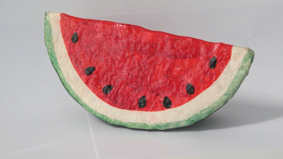 Papier Mache Country Store Watermelon Display (1 of 2)