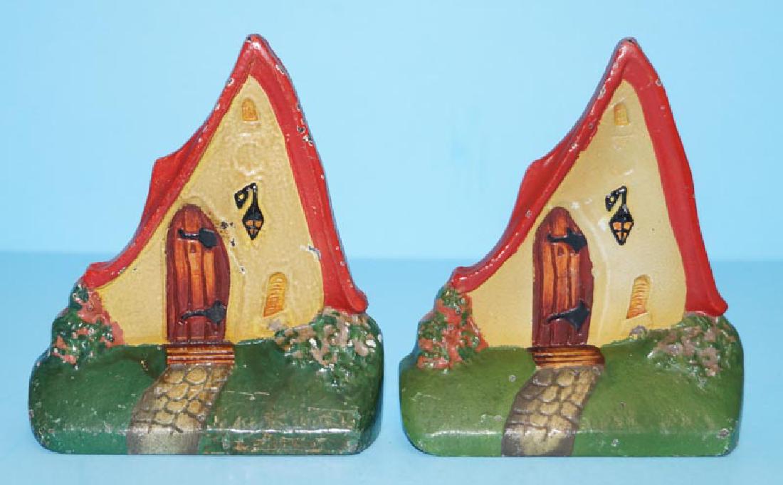 Cottage Cast Iron Bookends (1 of 5)