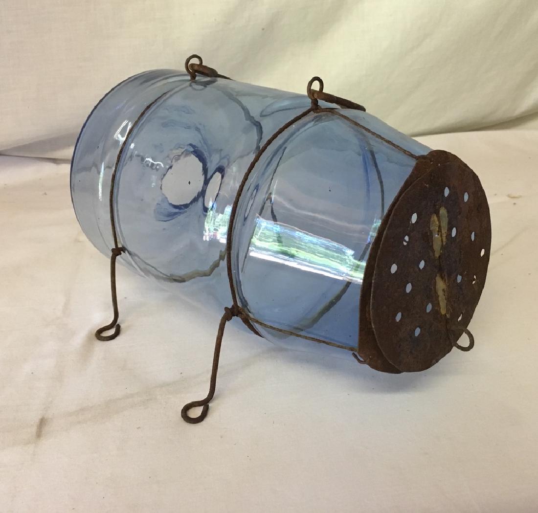 Vintage Glass Minnow Trap