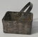 Vintage Metal Basket With Folding Handle - 2