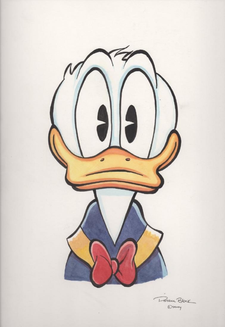 Patrick Block Print Donald Duck (1 of 6)