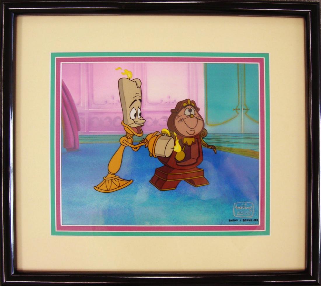 Walt Disney Studios Belle’s World - Lumiere & Cogsworth (1 of 2)