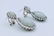 Sterling Silver Jade Cubic Zirconia Drop Earrings - 2