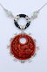 Sterling Silver Jasper Jade Imperial Design Necklace