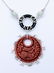 Sterling Silver Jasper Jade Imperial Design Necklace - 2