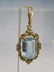 Art-Deco Pendant with chain - 2