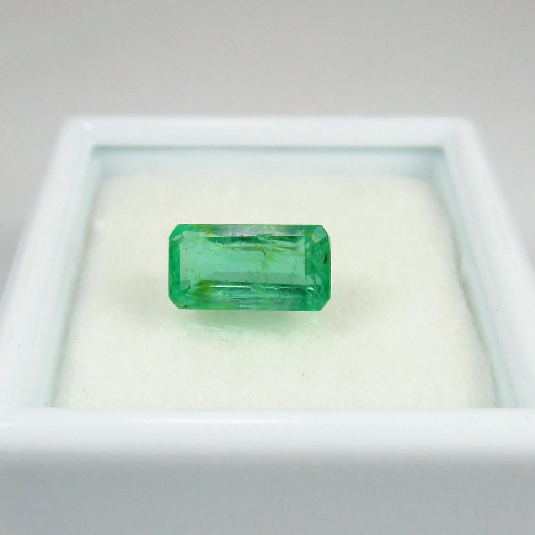 1.43 Ct Genuine Loose Zambian Emerald Octagon cut (1 of 2)