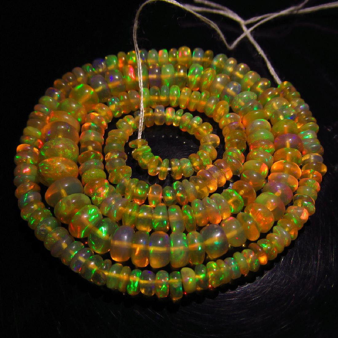 36.60 Ct Genuine Loose 207 Drilled loose Opal Beads (1 of 4)