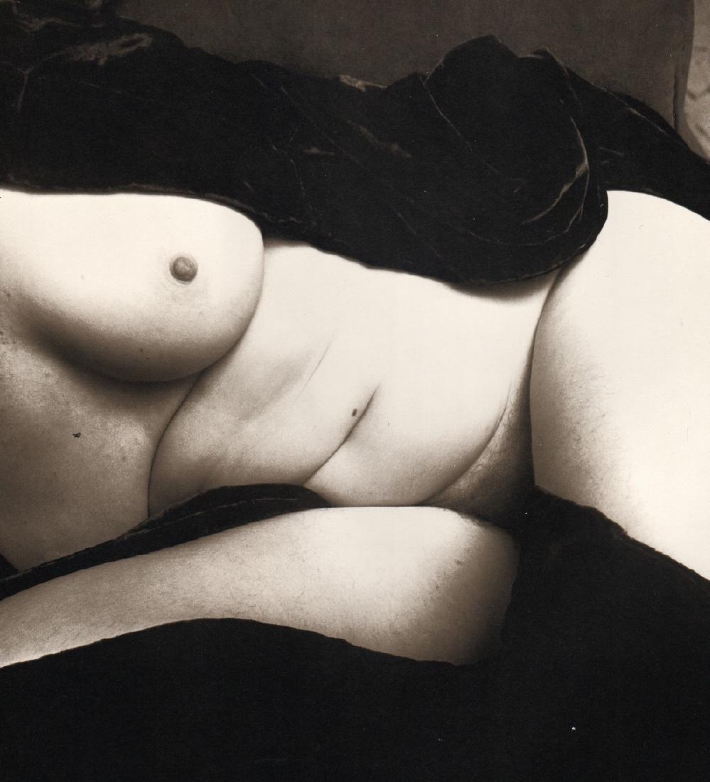 IRVING PENN - Nude No. 139,NY, 1949-50: Artist: IRVING PENN Print Title: Nude No. 139,NY, 1949-50 Medium: Quad-tone Photoengraving Printed 1991 in the US Image size (inches) approx.8 x 8” Irving Penn was an American photographer known for