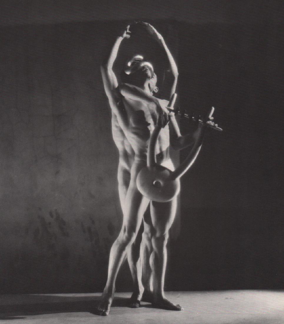 GEORGE PLATT LYNES - NYC Ballet, Orpheus,1948: Artist: GEORGE PLATT LYNES Print Title: NYC Ballet, Orpheus,1948 Medium: Duotone Photoengraving Printed in: The USA, 1981 Image Size: approx. 10 x 9” Please note that this lot has a confidential res