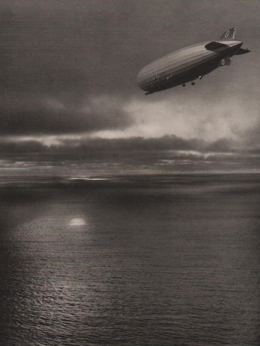 WILLI RUGE - Graf Zeppelin: Artist: WILLI RUGE Print Title: Graf Zeppelin Printing Date: 1936 Medium: Photoengraving Printed in: Germany Image Size: 8” x 6” Please note that this lot has a confidential reserve. When you leav