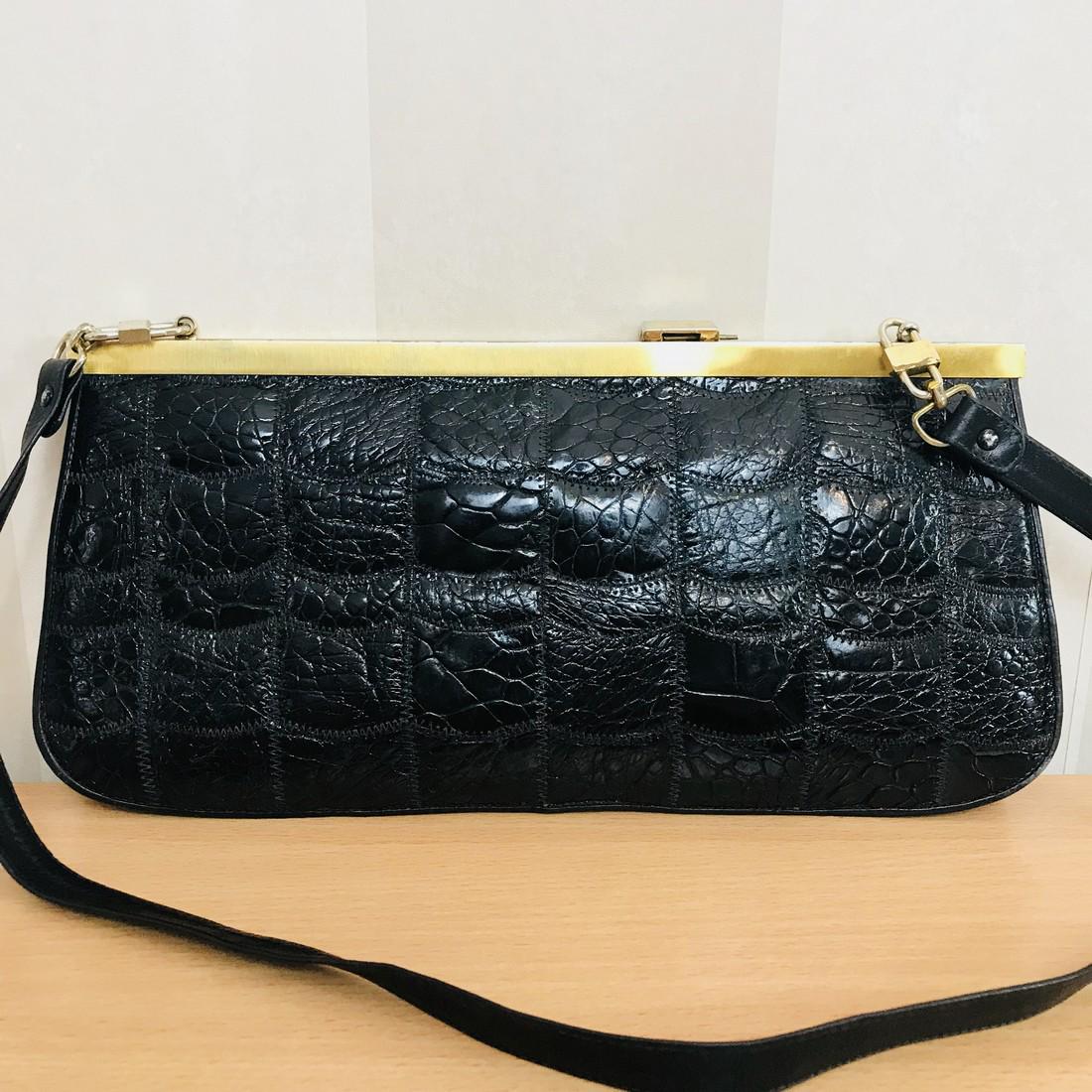 Vintage Nicolette By Zenith Genuine Snakeskin Clutch (1 of 7)