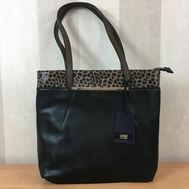 Roberto Cavalli CLASS Eco Leather Shoulder Bag (1 of 7)