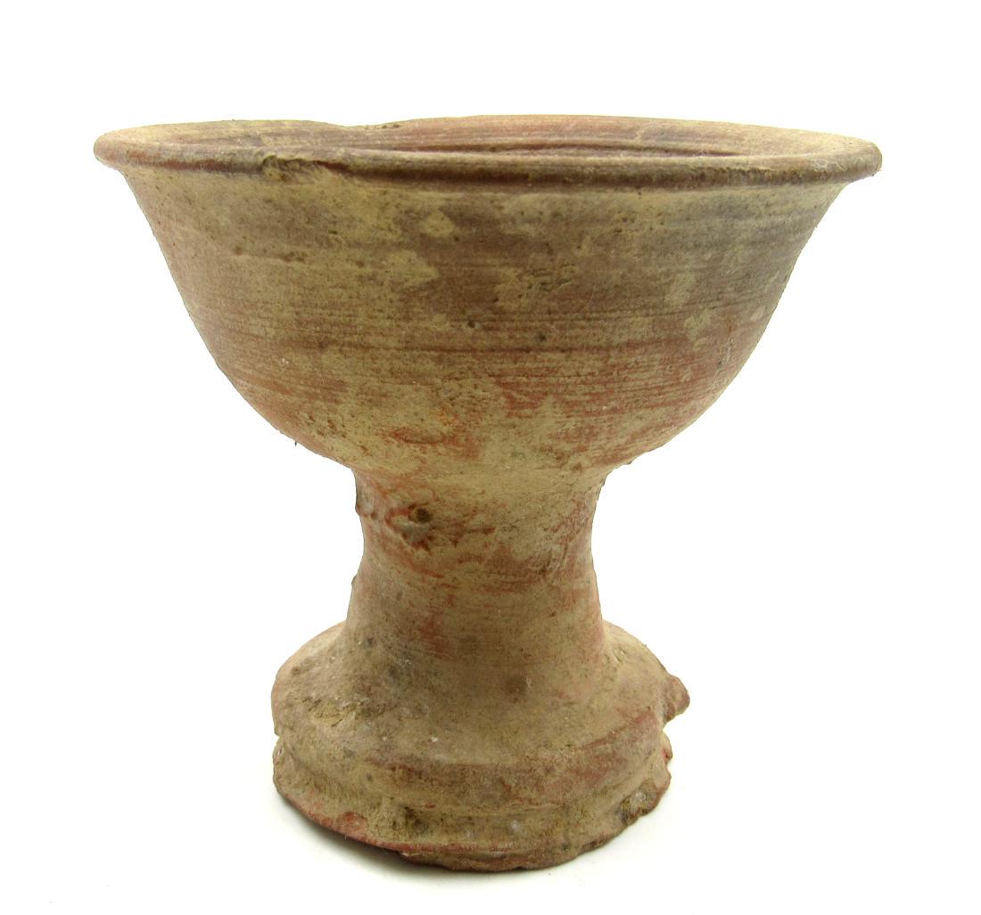 Ancient Roman Legionary Terracotta Chalice Cup (1 of 3)