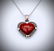 Sterling Silver Necklace and Heart Shaped Jasper