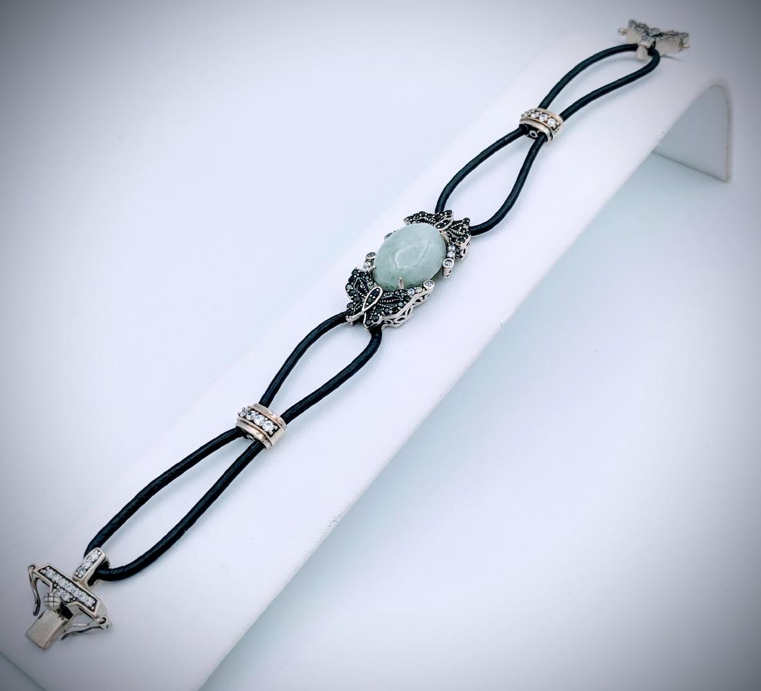 Sterling Silver Butterfly Designed Bracelet with (1 of 3)