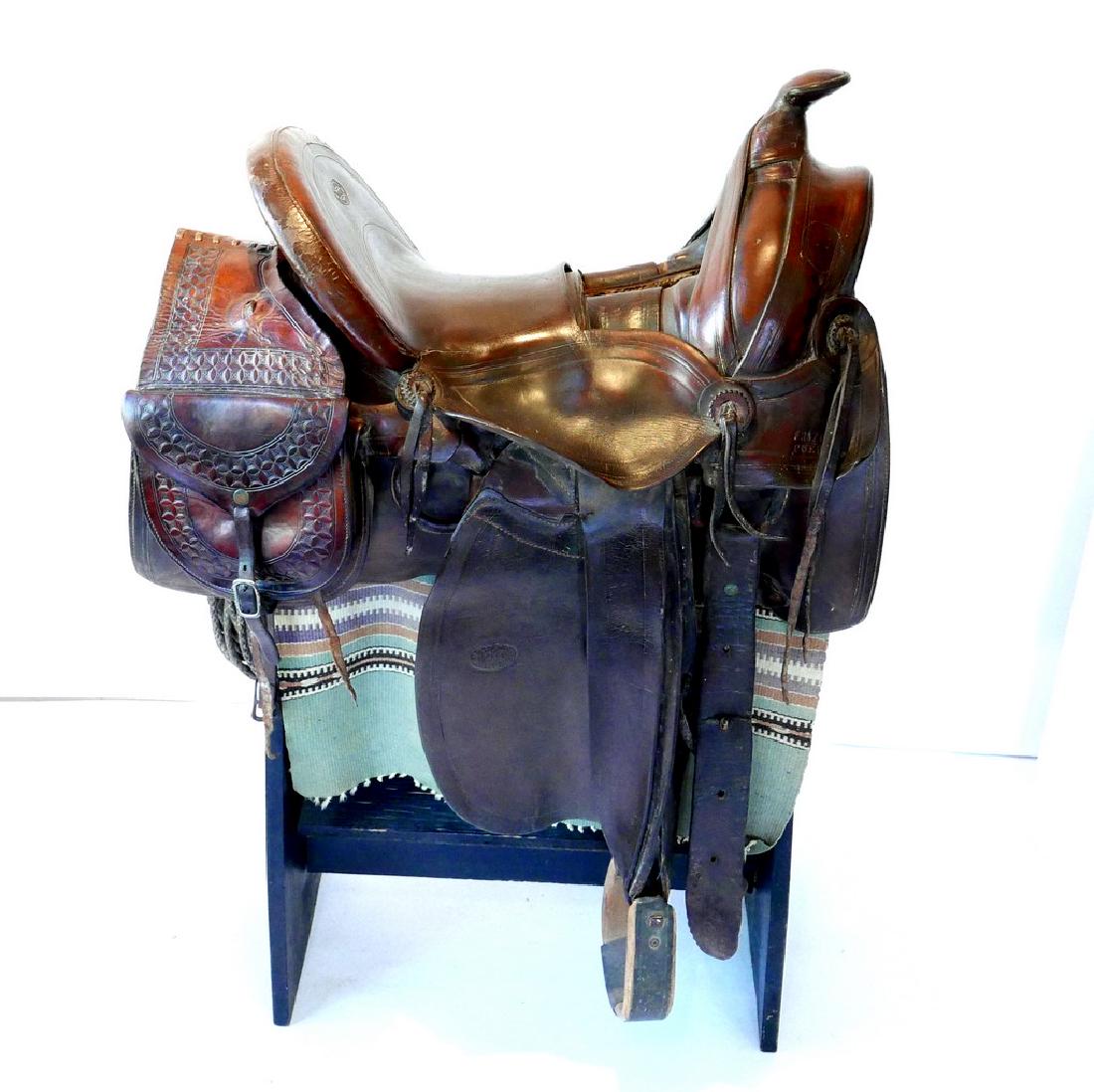 R T Frazier 1880’s Half Seat Saddle (1 of 8)