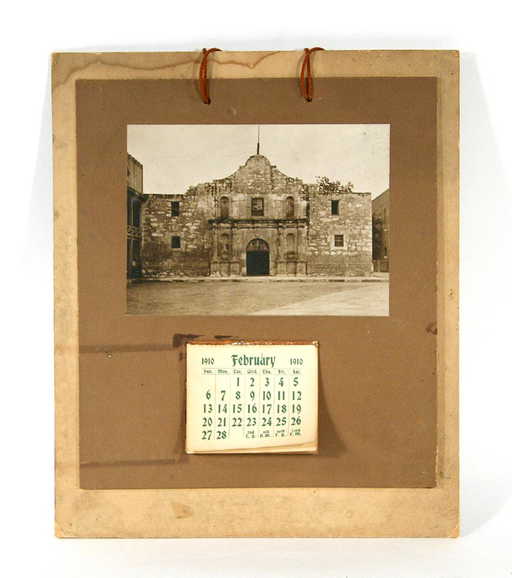 Rare Alamo Photo Hanging Calendar