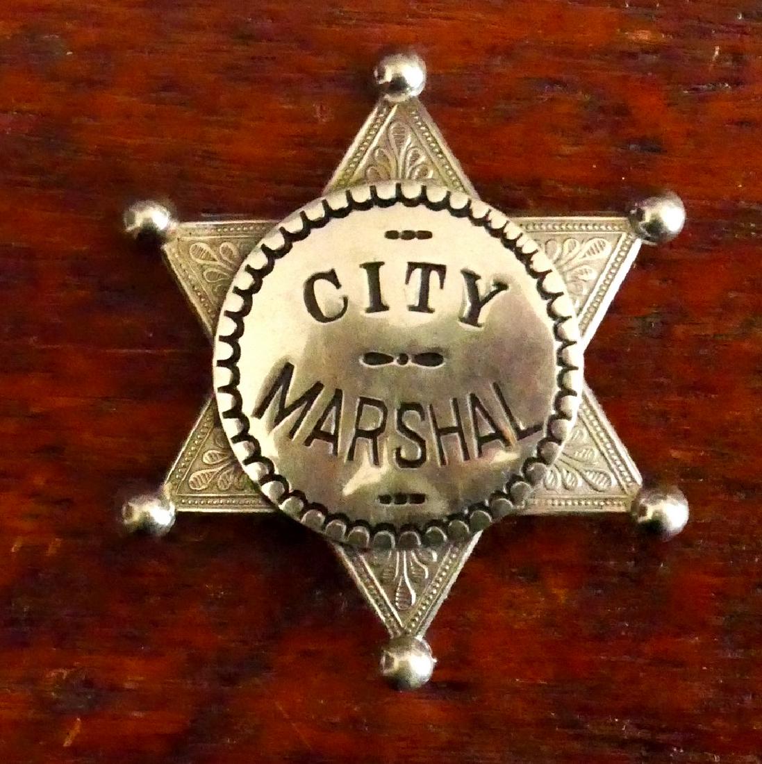 City Marshal 6 point Star Badge (1 of 2)