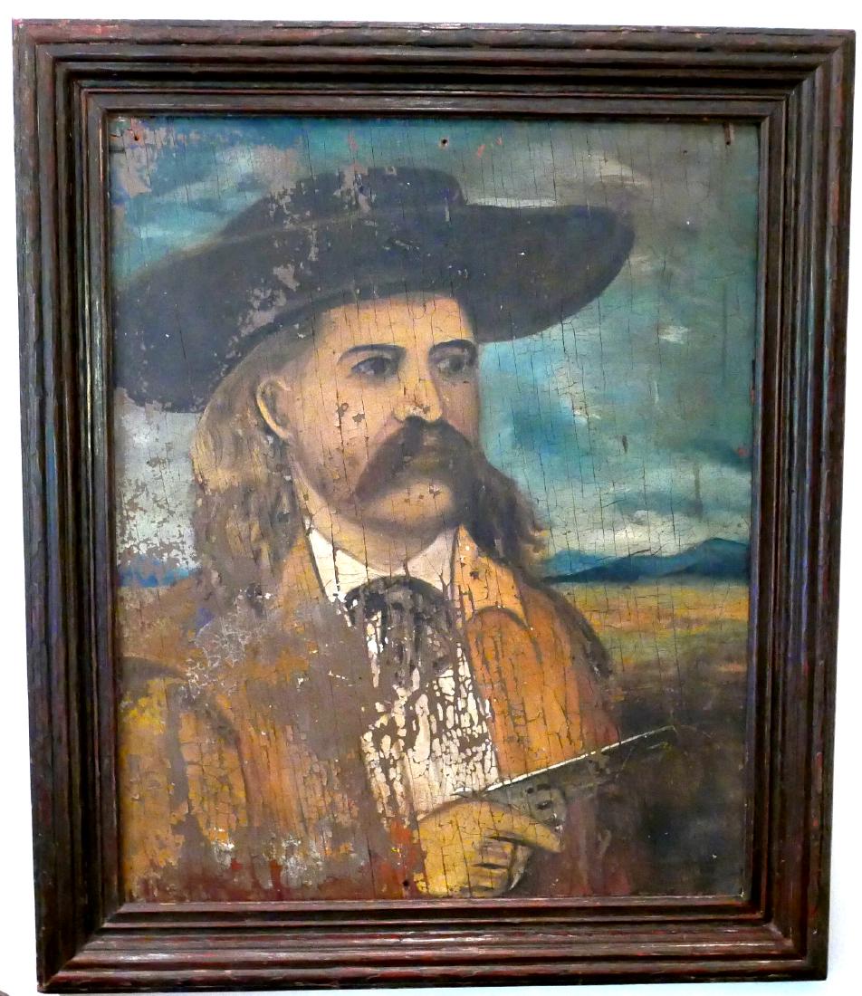 Wild Bill Hickok Painting on board (1 of 1)