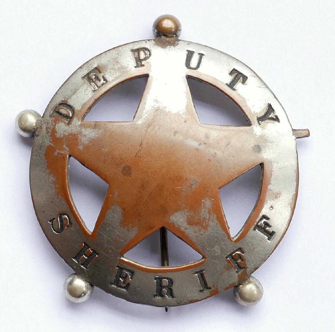 Early Deputy Sheriff 5 Point Star Badge (1 of 4)